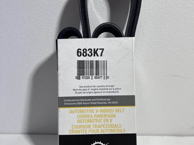 683K7 Serpentine Belt – 7-Rib, 68.3" Length, OEM-Quality Replacement