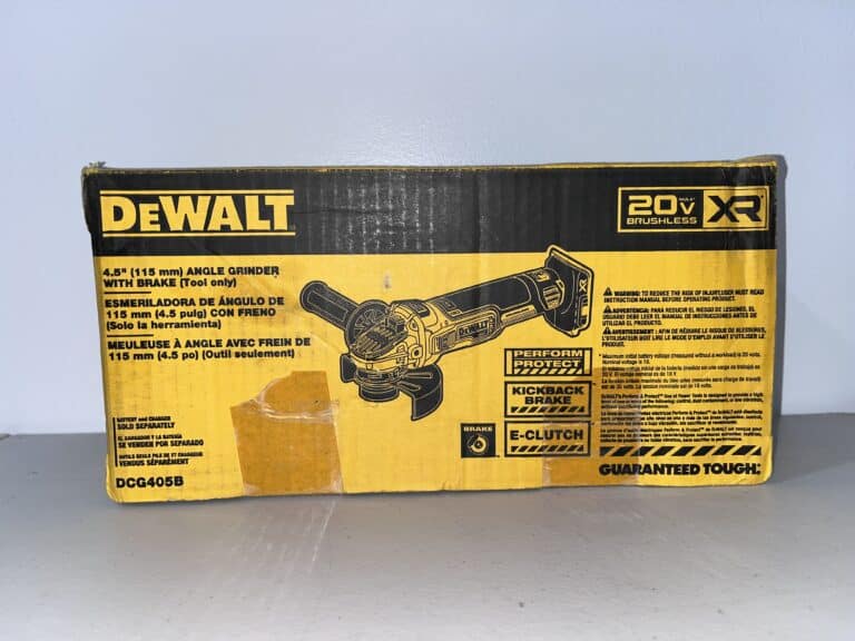 DEWALT 20V MAX XR 4.5" Brushless Angle Grinder with Brake — DCG405B