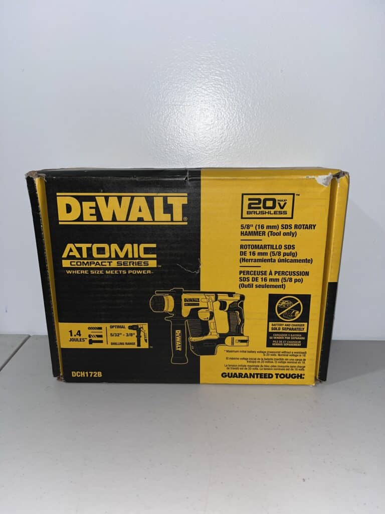 DEWALT 20V MAX Atomic Compact Series 5/8" SDS+ Rotary Hammer — DCH172B