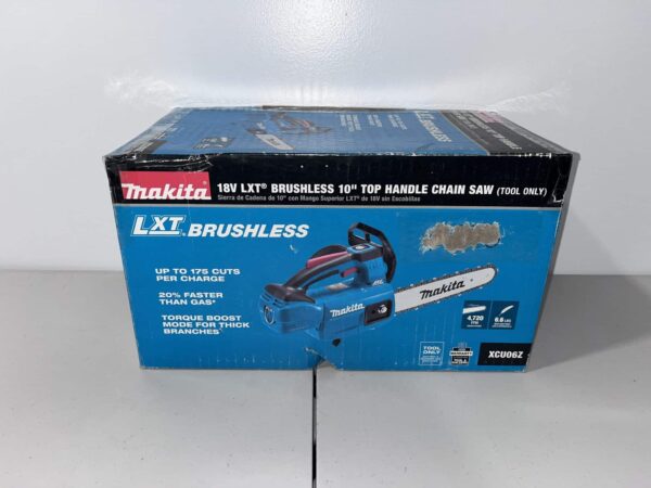 Makita 18V LXT Brushless 10" Top Handle Chain Saw (Tool Only) — XCU06Z