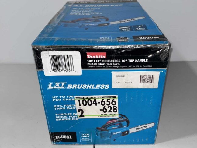 Makita 18V LXT Brushless 10" Top Handle Chain Saw (Tool Only) — XCU06Z - Image 3