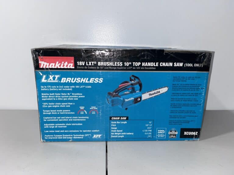 Makita 18V LXT Brushless 10" Top Handle Chain Saw (Tool Only) — XCU06Z - Image 2