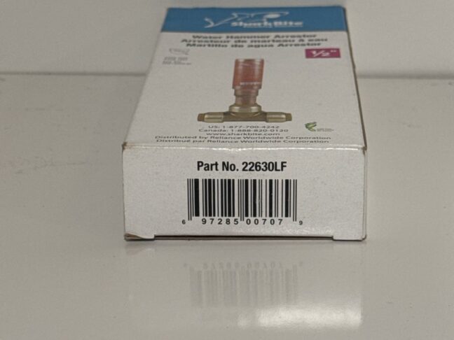 SharkBite Max Water Hammer Arrestor Tee 1/2 in. Push-to-Connect  | Brass Fitting for Residential Plumbing - Image 5