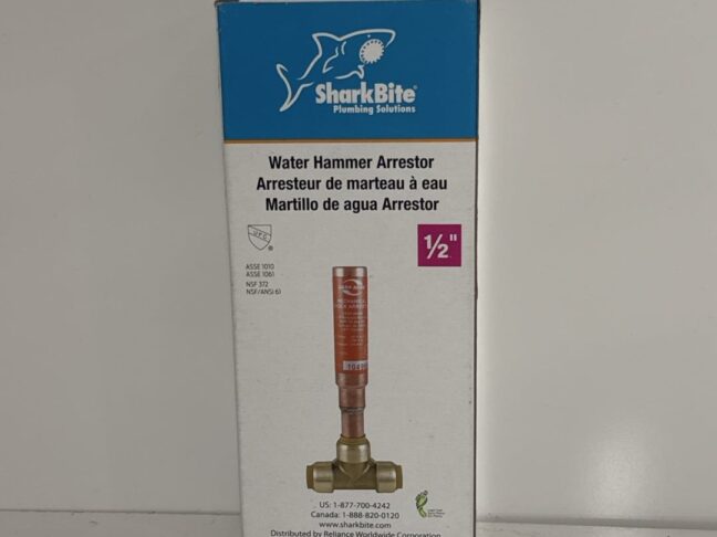 SharkBite Max Water Hammer Arrestor Tee 1/2 in. Push-to-Connect  | Brass Fitting for Residential Plumbing - Image 3