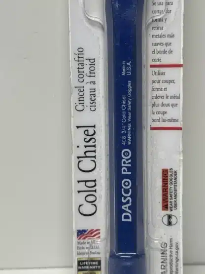 Dasco Pro Cold Chisel 3/4 Inch Cut - Image 4