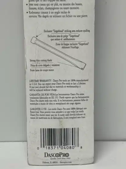 Dasco Pro Cold Chisel 3/4 Inch Cut - Image 6