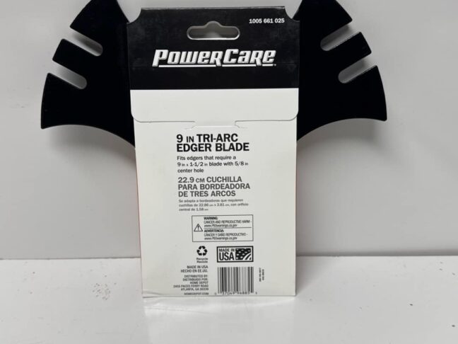 PowerCare Universal 9 Inch Tri-Arc Edger Blade - Image 4