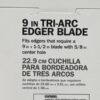 PowerCare Universal 9 Inch Tri-Arc Edger Blade - Image 6