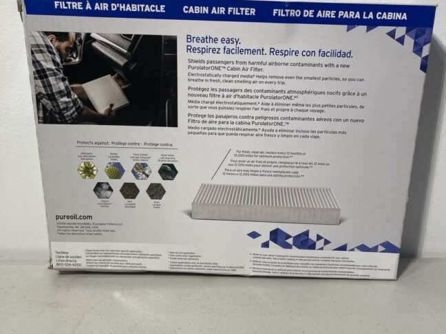 PurolatorONE C35660 Cabin Air Filter – Advanced Odor Control & Allergen Protection for Hyundai and Kia Models - Image 3