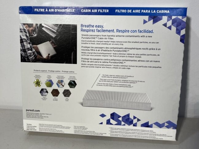 PurolatorONE C36157 Cabin Air Filter – Advanced Odor Control & Allergen Protection for Hyundai Models - Image 3