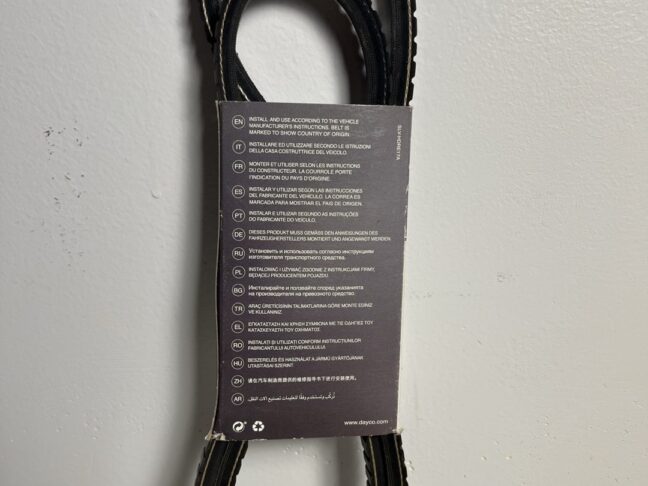 Dayco 17550 Top Cog Gold Label V-Belt – 55" Length, 0.53" Width - Image 2