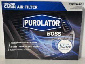 PurolatorBOSS PBC35448 Premium Cabin Air Filter with Febreze Freshness for Buick LeSabre, Lucerne; Cadillac DeVille, DTS; Oldsmobile Aurora; Pontiac Bonneville