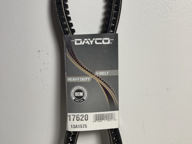Dayco 17620 Bottom Cog V-Belt – 62" Length, 0.53" Width