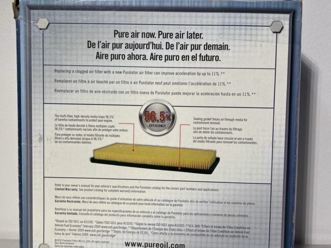 Purolator A25652 Engine Air Filter | Fits 2006–2011 Honda Civic Hybrid | High Efficiency OEM Replacement - Image 2
