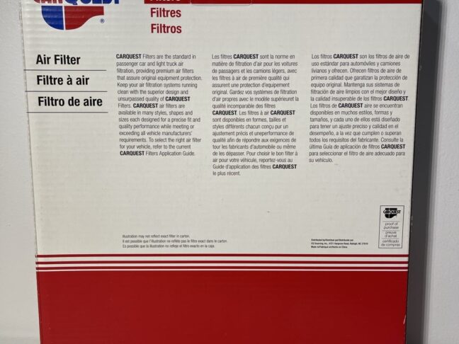 Carquest R88804 Engine Air Filter for Ford & Lincoln V8 5.4L Models (2004–2008) - Image 3