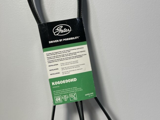 Gates K060690HD FleetRunner Heavy-Duty Micro-V Serpentine Belt – 69.01" Length, 6-Rib - Image 2