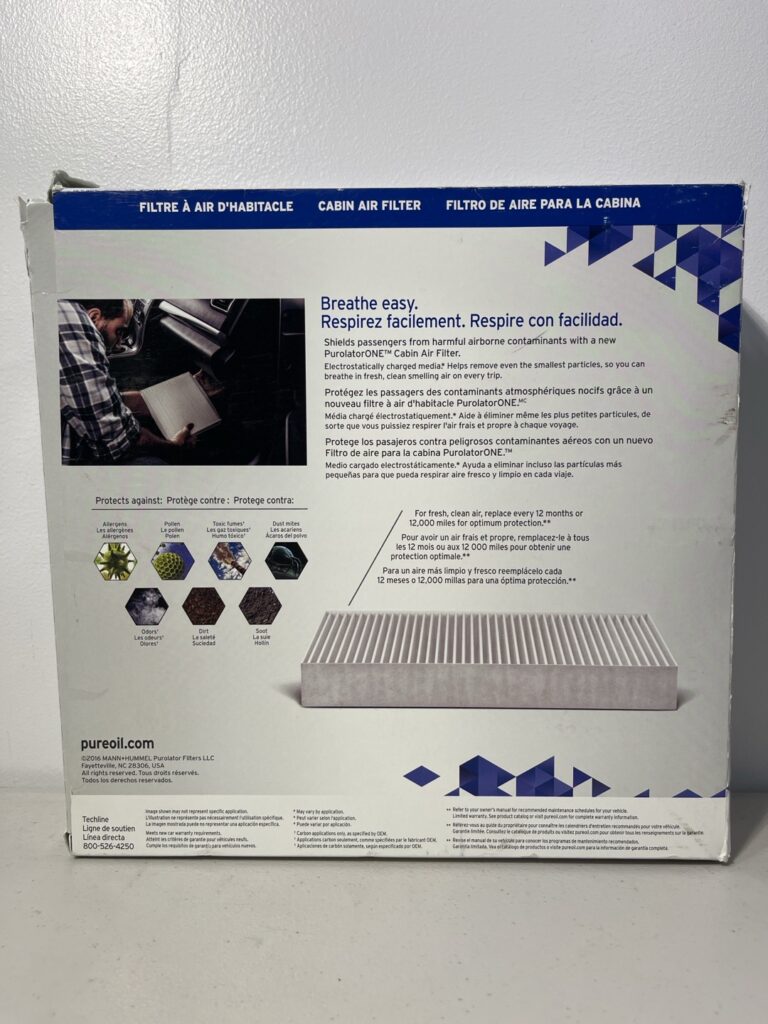 PurolatorONE C45844C Cabin Air Filter – Advanced Odor Control & Allergen Protection for Select Mercedes-Benz Models - Image 3