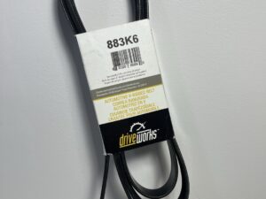 Driveworks 883K6 Serpentine Belt – 88.25" Length, 6-Rib