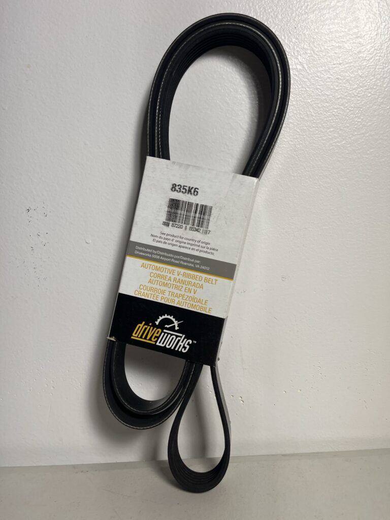 Driveworks 835K6 Serpentine Belt – 83.47" Length, 6-Rib