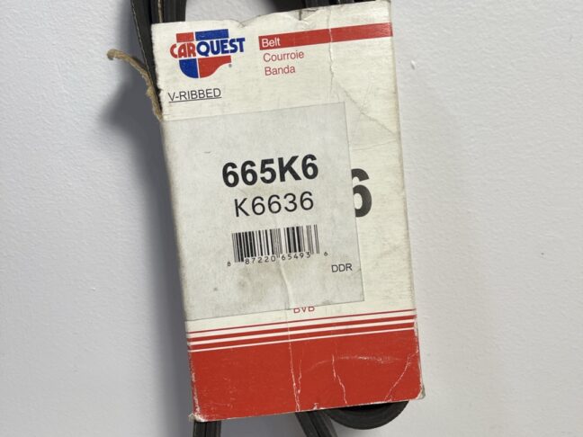 Carquest 665K6 Serpentine Belt – 66.55" Length, 6-Rib
