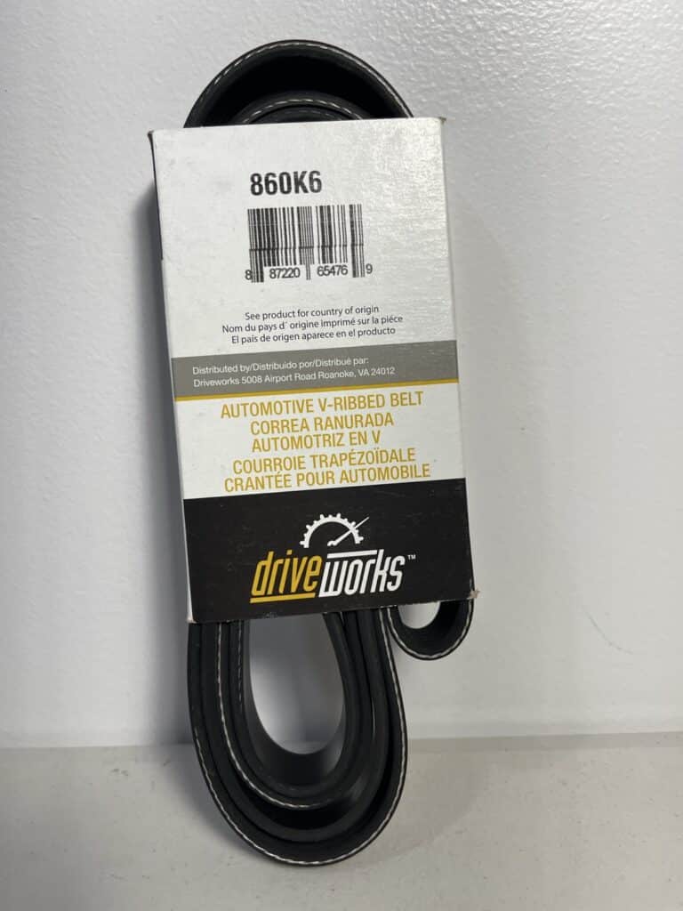 860K6 Serpentine Belt – 86.0" Length, 6-Rib