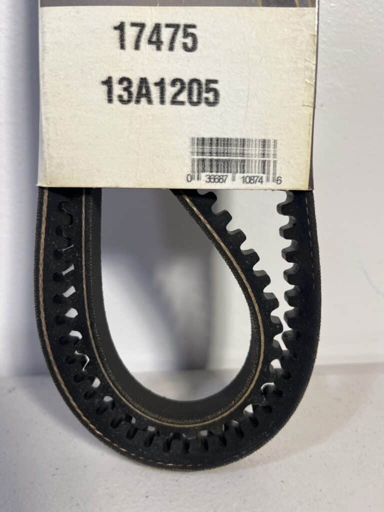 Dayco 17475 RPF Raw Edge Cogged Belt – 47.5" Length, 0.53" Width - Image 2