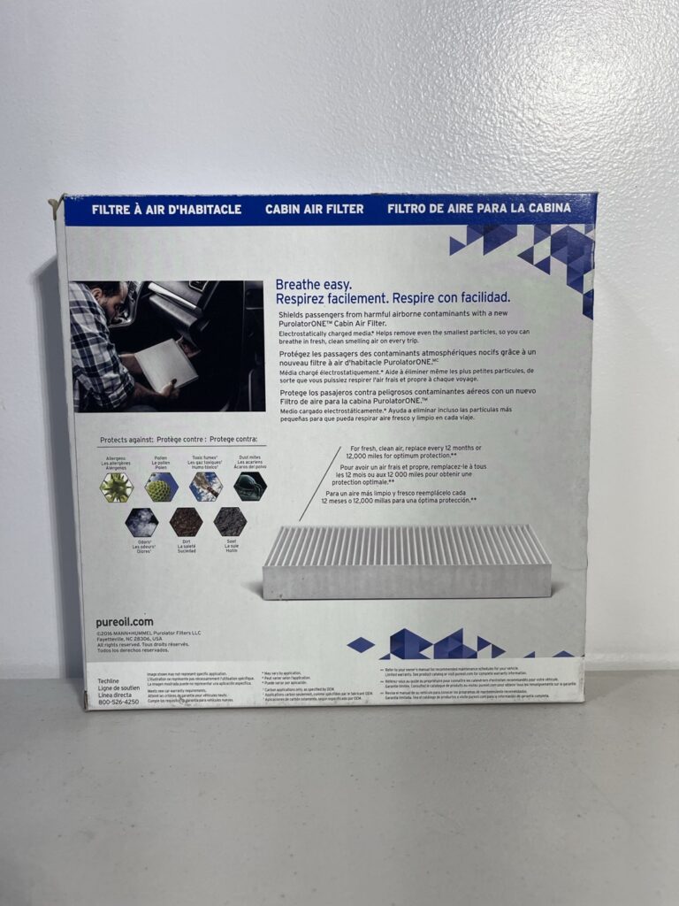 PurolatorONE C38222C Cabin Air Filter – Advanced Odor Control & Allergen Protection for Toyota and Lexus Models - Image 3