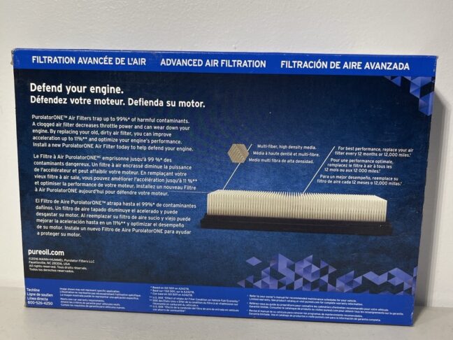 Purolator A25499 Engine Air Filter – Premium Filtration for Honda Odyssey (2002–2004) - Image 4
