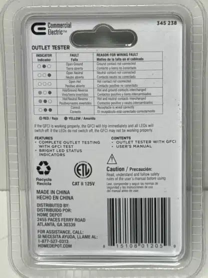 Commercial Electric Outlet Tester - Image 6