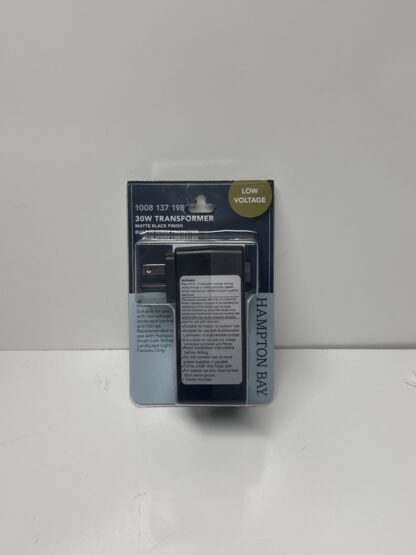Hampton Bay 30W Transformer Matte Black