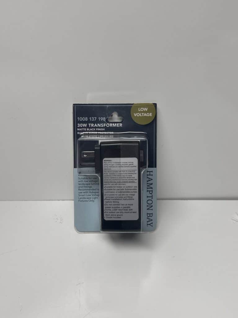Hampton Bay 30W Transformer Matte Black