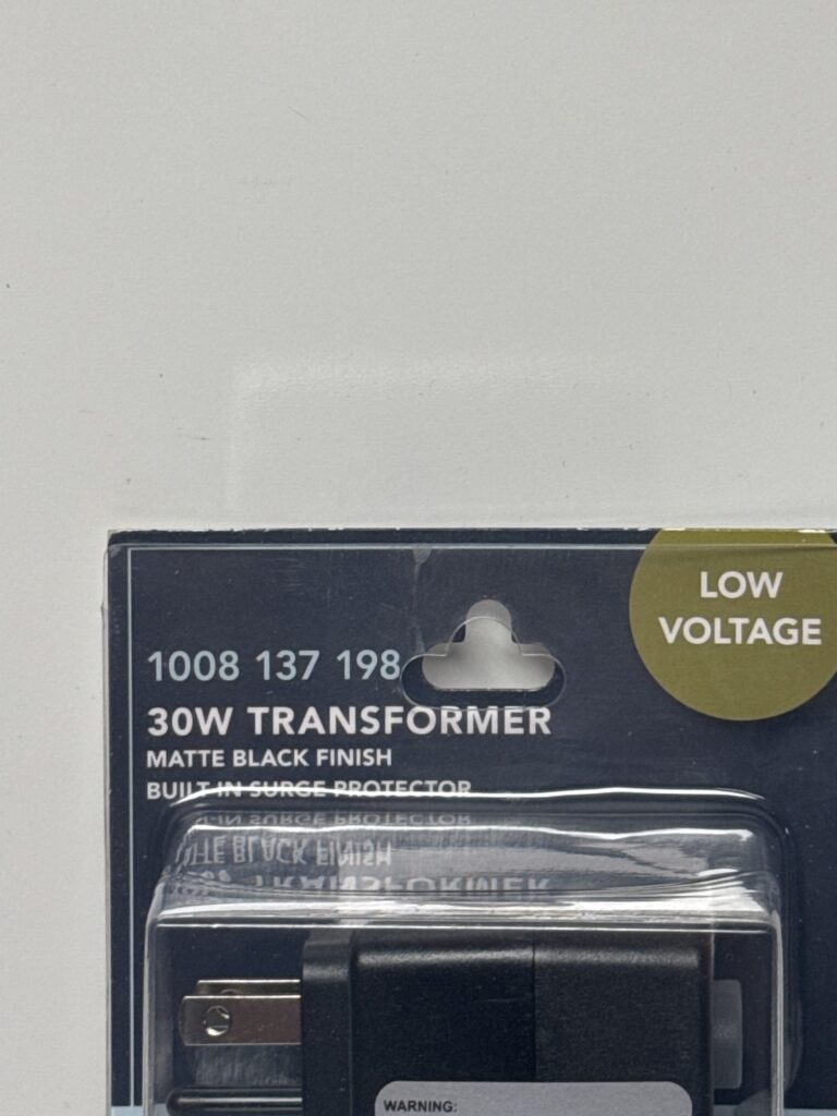 Hampton Bay 30W Transformer Matte Black - Image 3