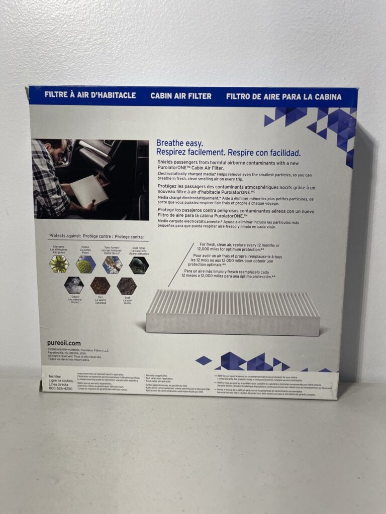 PurolatorONE C35518C Cabin Air Filter – Advanced Odor & Allergen Protection for Lexus Models (2001–2010) - Image 3