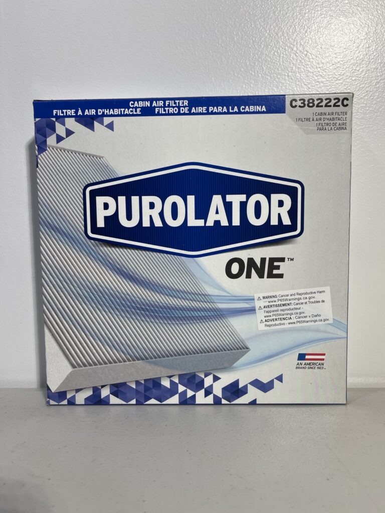 PurolatorONE C38222C Cabin Air Filter – Advanced Odor Control & Allergen Protection for Toyota and Lexus Models