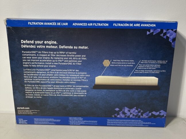 Purolator A35625 Engine Air Filter – Precision Filtration for Toyota Tacoma 2.7L (2005–2023) - Image 4