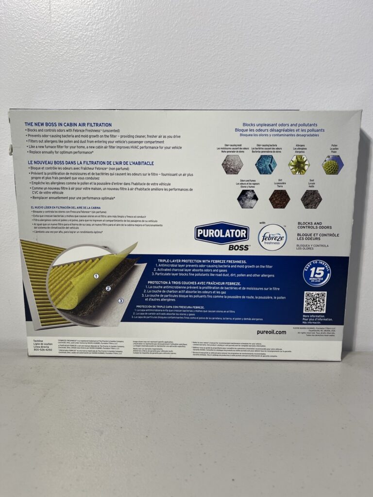 PurolatorBOSS PBC35448 Premium Cabin Air Filter with Febreze Freshness for Buick LeSabre, Lucerne; Cadillac DeVille, DTS; Oldsmobile Aurora; Pontiac Bonneville - Image 3
