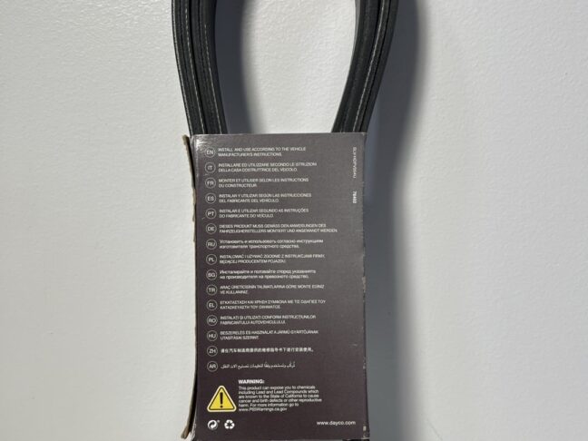 Dayco 5081244 Poly Rib Heavy Duty Serpentine Belt – 124.41" Length, 8-Rib - Image 2