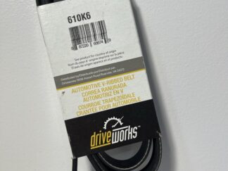 Driveworks 610K6 Serpentine Belt – 61.02" Length, 6-Rib