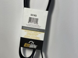 Driveworks 551K5 Serpentine Belt – 55.1" Length, 5-Rib