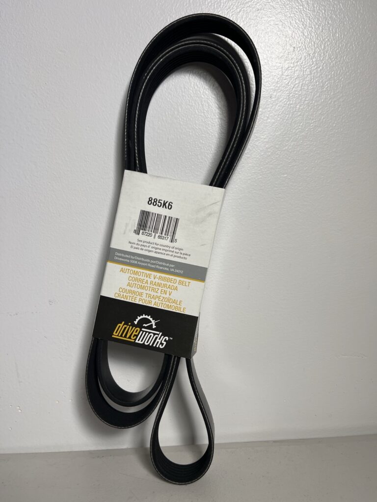 Driveworks 885K6 Serpentine Belt – 88.58" Length, 6-Rib