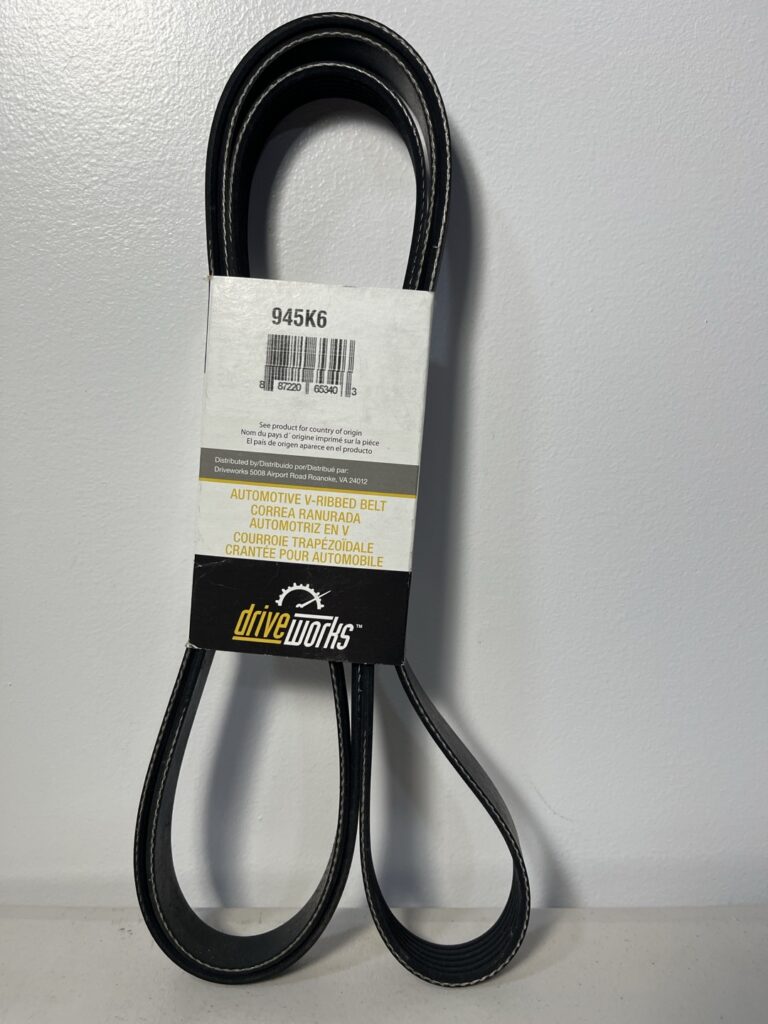 Driveworks 945K6 Serpentine Belt – 94.5" Length, 6-Rib