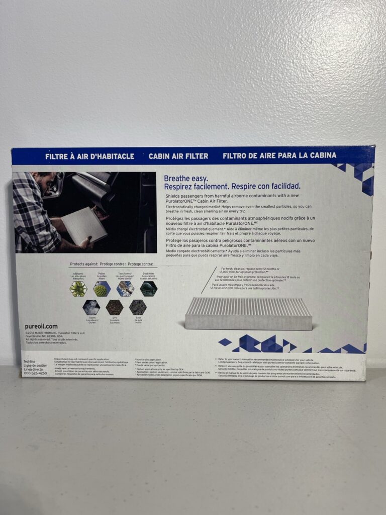 PurolatorONE C29064 Cabin Air Filter – Advanced Odor Control & Allergen Protection for Nissan Rogue and Rogue Sport - Image 2