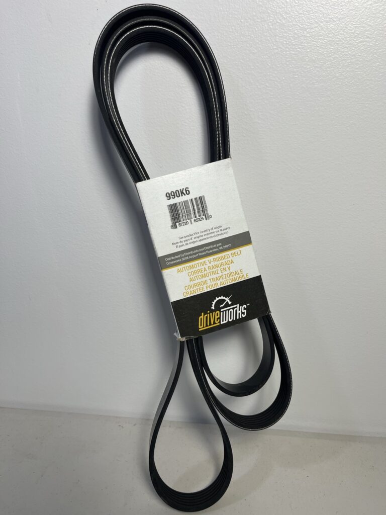Driveworks 990K6 Serpentine Belt – 99.02" Length, 6-Rib