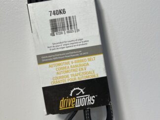 Driveworks 740K6 Serpentine Belt – 74.02" Length, 6-Rib
