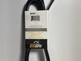 Driveworks 865K6 Serpentine Belt – 86.5" Length, 6-Rib