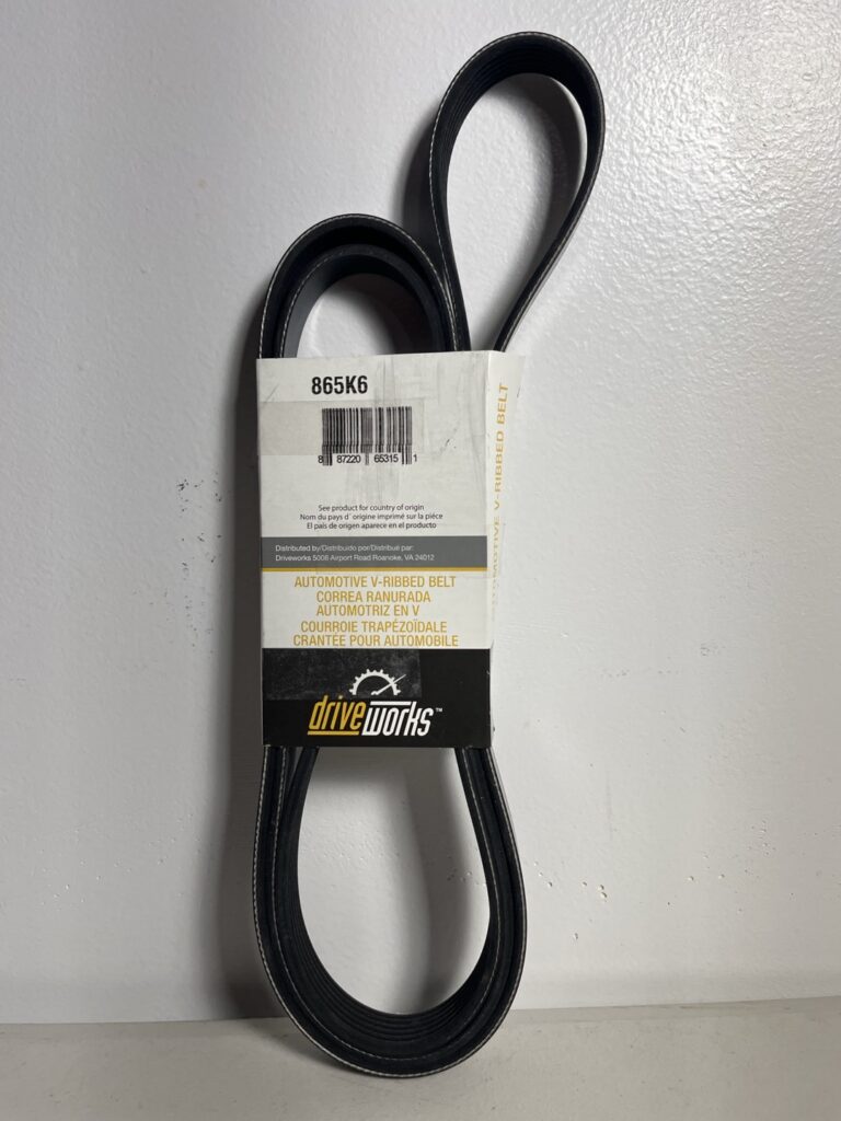 Driveworks 865K6 Serpentine Belt – 86.5" Length, 6-Rib