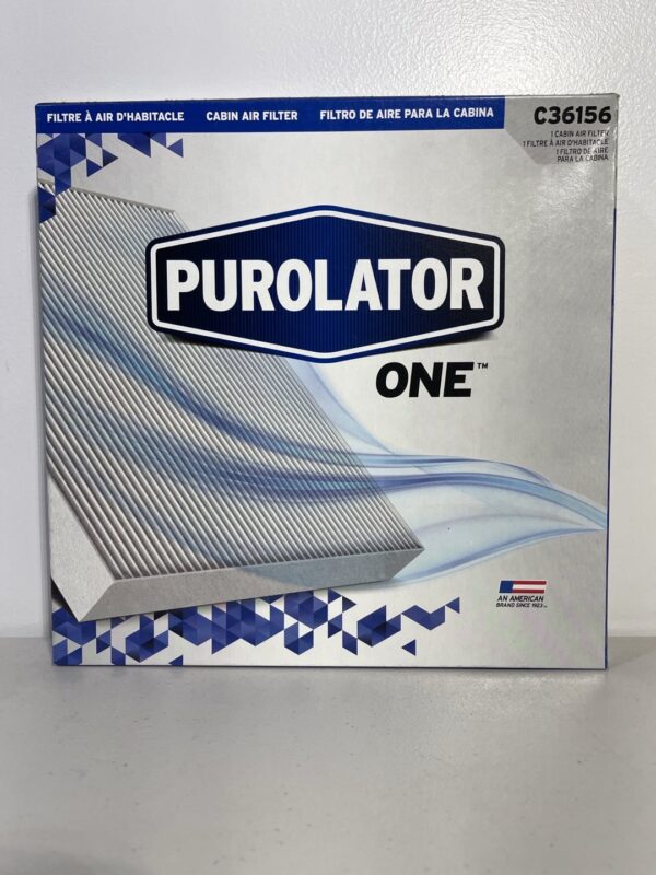 PurolatorONE C36156 Cabin Air Filter – Advanced Odor & Allergen Protection for Dodge Durango & Jeep Grand Cherokee (2011–2025)