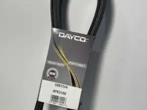 Dayco 5081244 Poly Rib Heavy Duty Serpentine Belt – 124.41" Length, 8-Rib