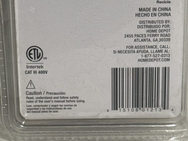 Commercial Electric Voltage Tester AC DC - Image 2