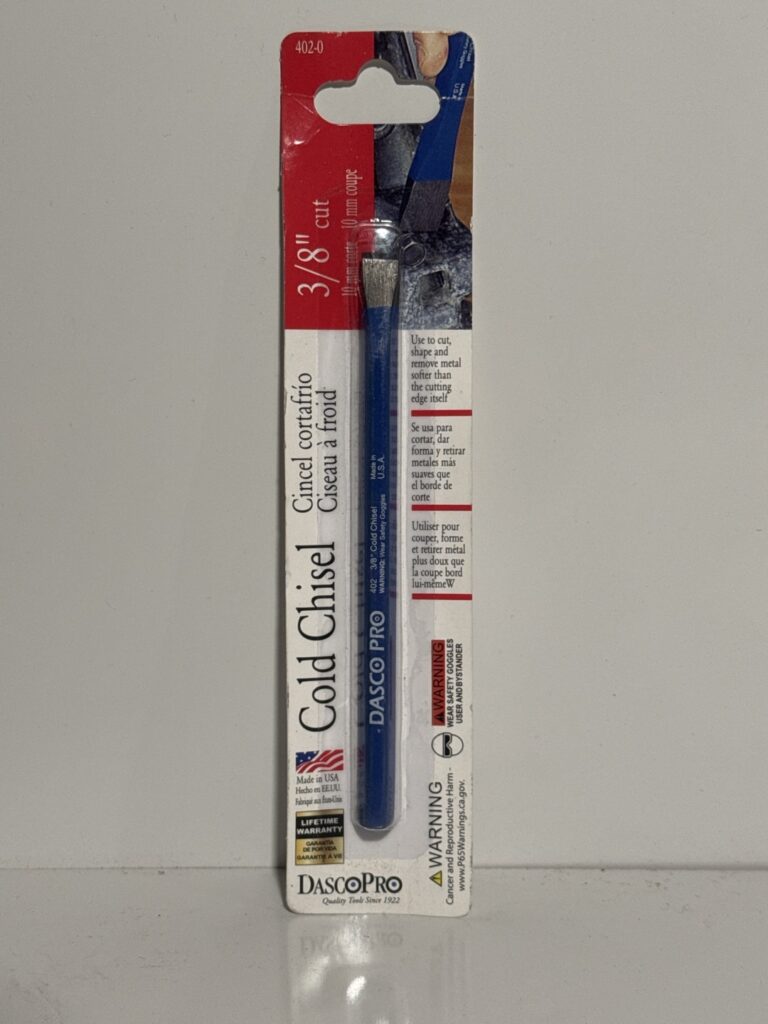 Dasco Pro Cold Chisel 3/8 Inch cut